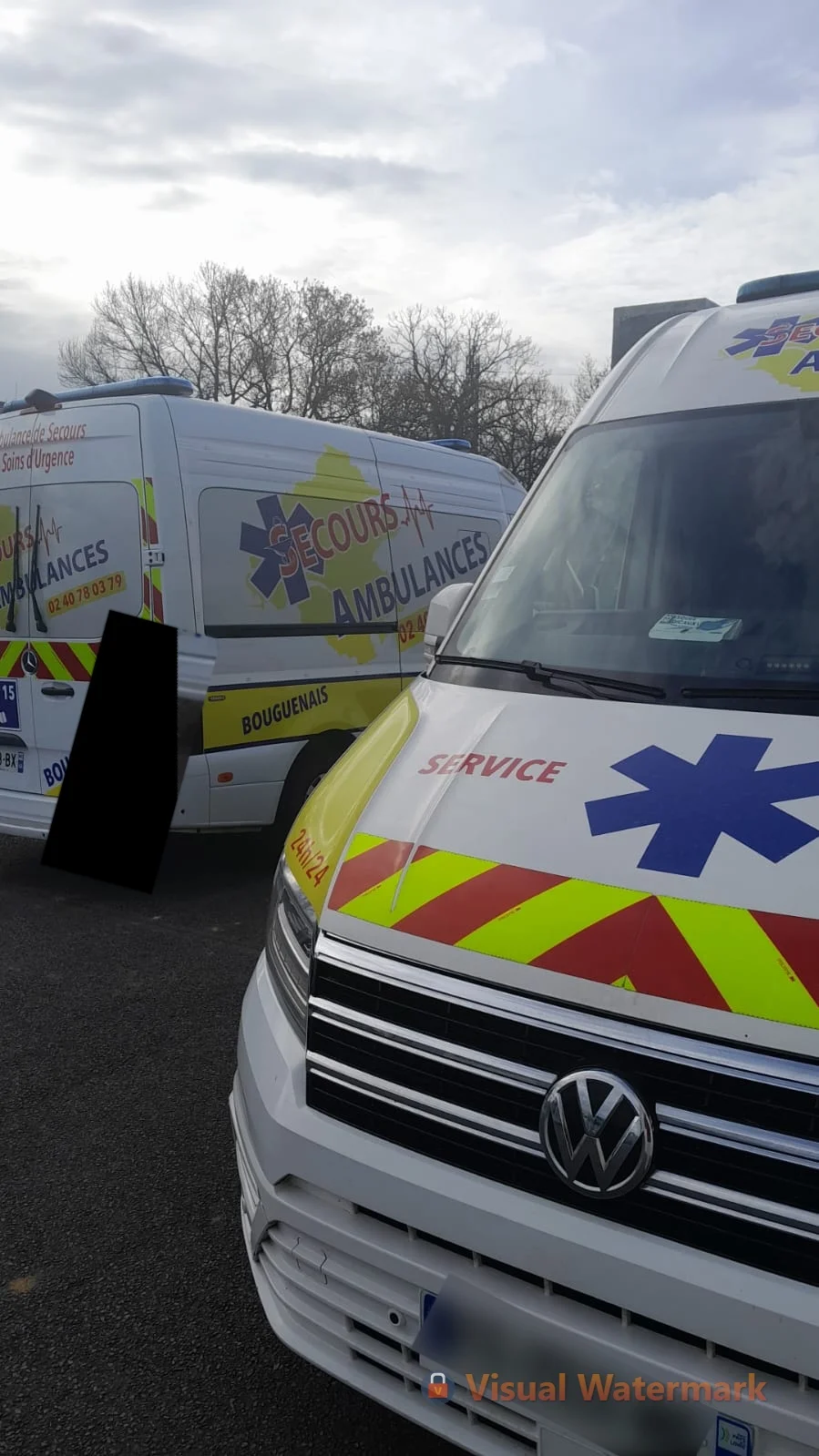Ambulance équipement matériel médical moderne Bouguenais