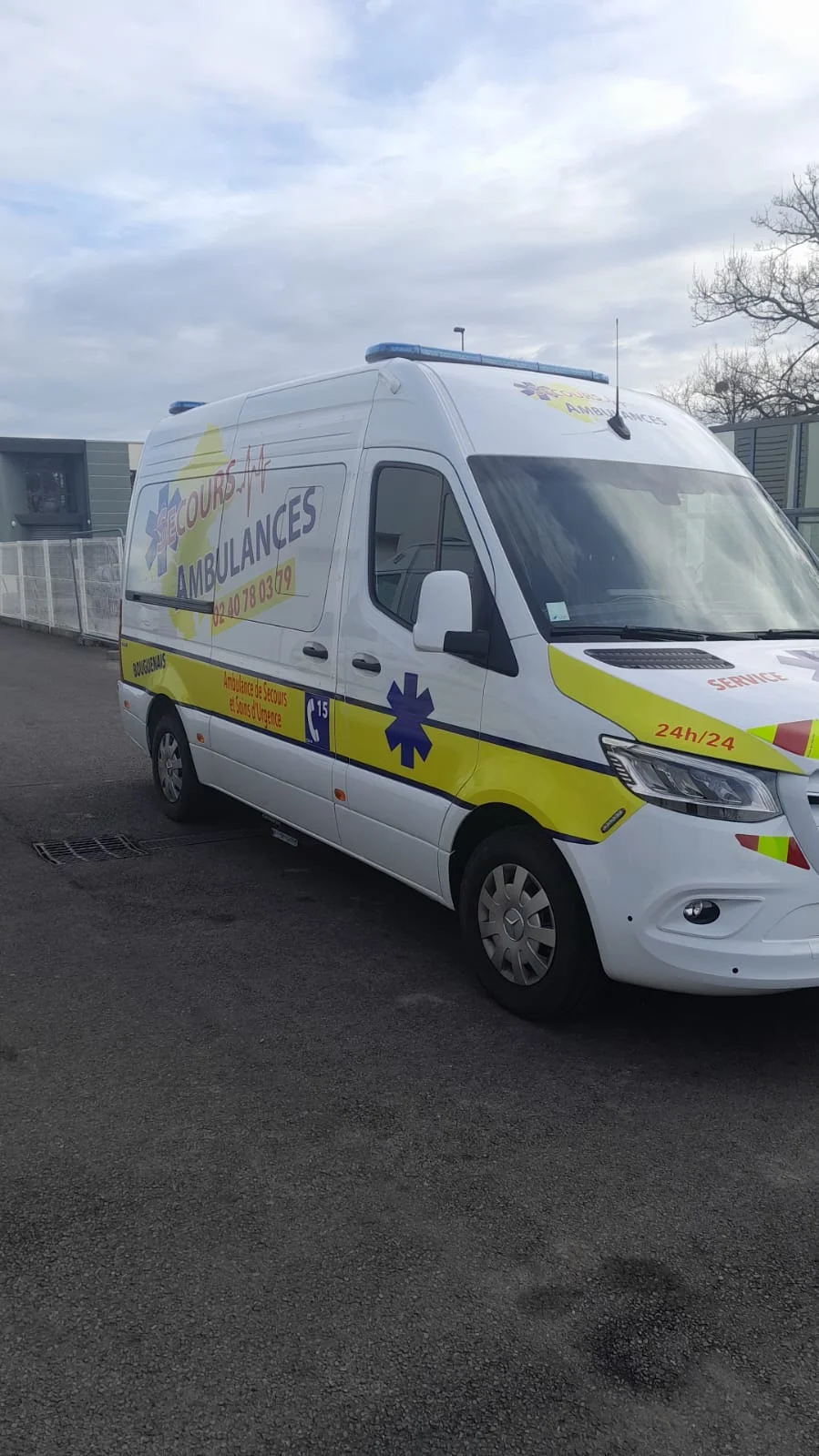 Service ambulance proximité Bouguenais Loire-Atlantique