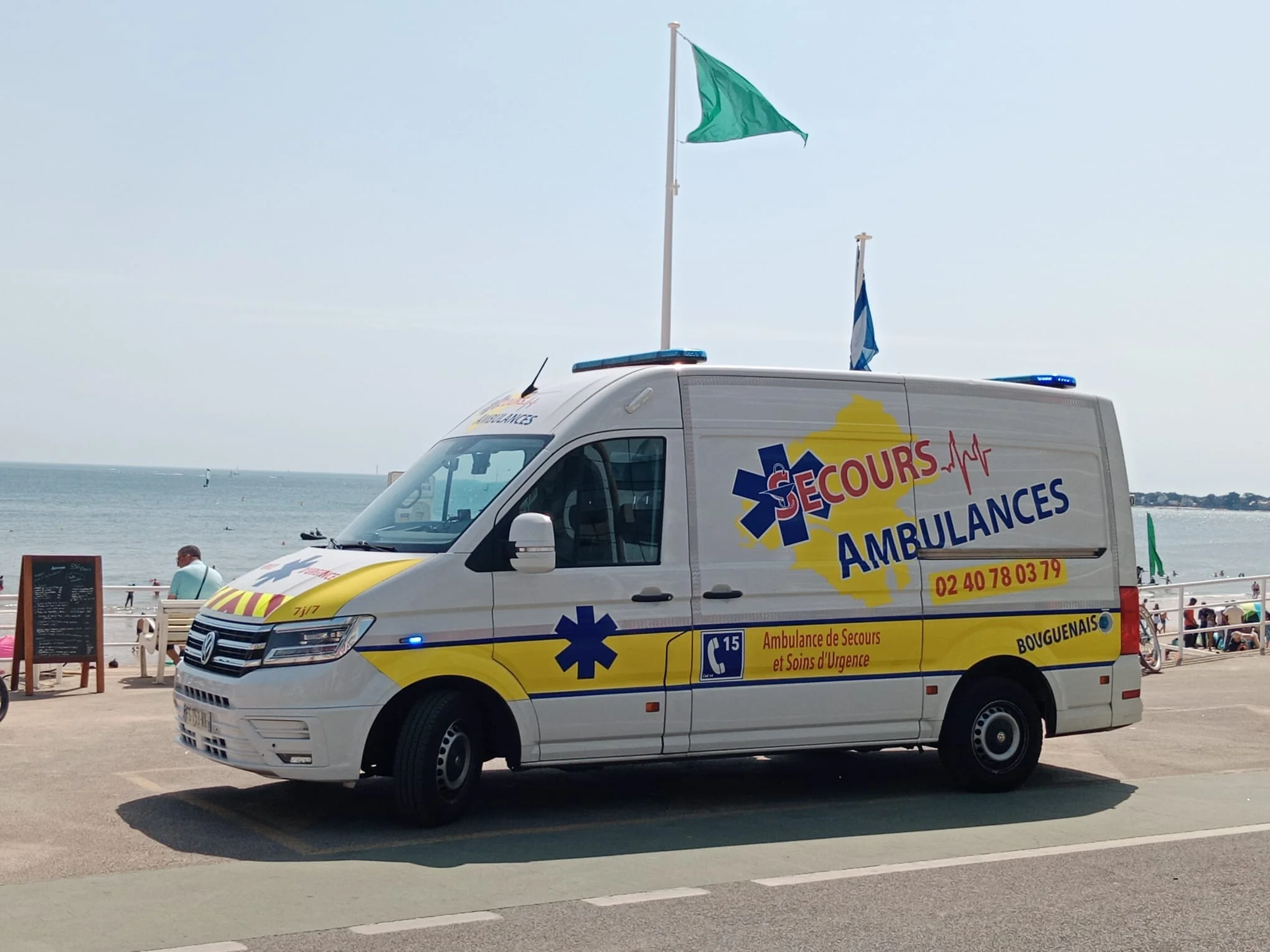 Service ambulance fiable ponctuel professionnel Bouguenais